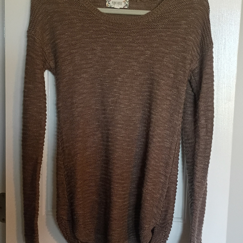 Brown Knit Sweater